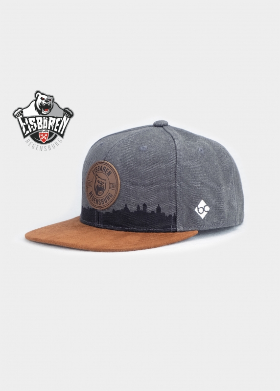 Cap "Eisbären Regensburg" - dunkelgrau (Snapback)